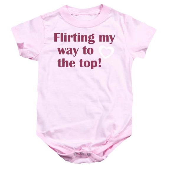 Trevco ATA1940D-SS-2 Flirting-Infant Snapsuit, Pink - Medium - 12 Month