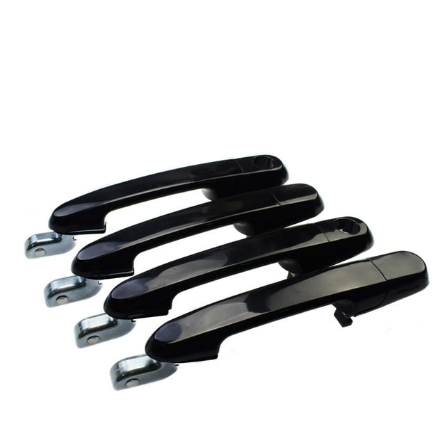 4-Piece Mount Outer Door Handle Front and Rear LH Fits 06-11 for Hyundai Accent-