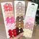 thumbnail image 2 of Pinzas para el pelo con lazo para niña, lazos hechos a mano, pasadores de horquilla con lazo, accesorios para el cabello de Año Nuevo, Color sólido, 10 unidades por juego, 2 of 5
