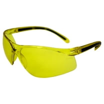 Global Vision Eyewear Matrix Safety Glasses Black & Yellow Frame Yellow Lens