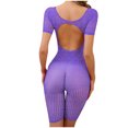 thumbnail image 5 of uublik Comfy Sets for Women Clothing Valentine's Day One Piece Nightwear Lace Nightgown Bodysuit Chemise Sleepwear Purple Free Size, 5 of 5