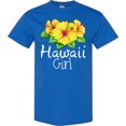 thumbnail image 3 of Inktastic Hawaii Girl Hibiscus Flowers T-Shirt, 3 of 5