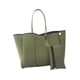 thumbnail image 5 of Bolsa de neopreno para mujer con bolsa interior, multiusos, ligera, impermeable, para piscina. Verde, 5 of 9
