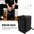 thumbnail image 3 of KAKOWELY Sac à Dos Tambour Imperméable 1 Pce Sac à Instruments de Musique Multifonctionnel (Noir), 20.47"X12.6"X12.6 Pouces, 3 of 5
