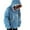 Blue, variant on Women's Fashion Hooded Pullover Sweatshirt with Long Sleeves and