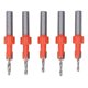thumbnail image 4 of Countersink Drill Bit, Deep Chip Groove Professional 5 Set Easy To Carry Countersink Drill Bit Set  For Woodworking ANGGREK Taper Drill, 4 of 8