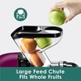 thumbnail image 2 of Cold Press Juicer, Fretta Masticating Slow Juicer Extractor, Juice Maker Machine, Juice and Vegetable Extractor, BPA-Free, Easy to Clean(Purple), 2 of 7