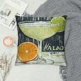 thumbnail image 2 of BCIIG Cocktail Throw Pillow Cushion Cover, Ingredients of Margarita Sketch  Juice Liqueur Orange and Tequila, Decorative Square Accent Pillow Case 20x20in, 2 of 5