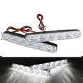 thumbnail image 4 of 6 LED Super Bright Daytime Running Lights Car Center Grille Decorative Lights for General Car Lights Modification, 4 of 7