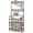 Black, variant on 4 Tier Coat and Shoe Rack Entryway Coat Rack with 8 Hooks Shoes Organizer for Living Room Bedroom Office Brown