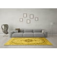 thumbnail image 3 of Ahgly Company Indoor Rectangle Medallion Yellow Traditional Area Rugs, 3' x 5', 3 of 4