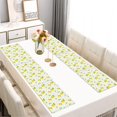 thumbnail image 2 of Lemon Citrus Floral Placemats, Flax Linen Machine Washable Dining Table Mats, Set of 6 Heat Resistant and Wrinkle Free with Cute Fruit and Flower Pattern, 2 of 5