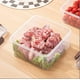 thumbnail image 3 of Recipiente transparente para alimentos frescos con tapa hermética para preparar comidas y guardar sobras, ideal para refrigerador y microondas, organizador de cocina sin BPA Aestivo | Blanco, 3 of 6