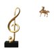 thumbnail image 1 of Figura de escritorio,Escultura de nota musical para escritorio,oficina,decoración del hogar,Figura de caballo,Adorno de caballo,escultura animal,decoración de escritorio,Figuras de caballos, 1 of 8