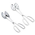 thumbnail image 1 of Food Serving Tongs, Stainless Steel Salad Tongs With Ergonomic Design For Heat Resistant Handling, Easy To Clean And Store For Daily Use In Kitchen, Barbecues (2 Pieces), 1 of 5