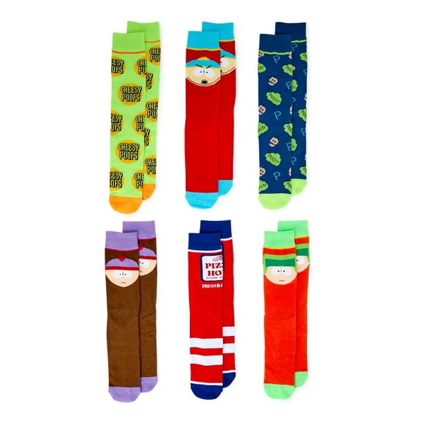 South Park Men S Crew Socks 6 Pack Walmart Com
