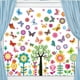 thumbnail image 1 of RV Piezas de pegatinas para ventanas de primavera y verano, 9 piezas de pegatinas para ventanas de flores, mariposas, árboles, girasoles, pegatinas decorativas para ventanas de vidrio de verano y prim, 1 of 5