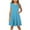 Blue, variant on Hduncf Flutter Sleeve Dress for Girls Summer Casual Sundress Cute Heart Print Tank Dresses Kids Dress Blue 7 Years