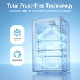 thumbnail image 6 of Snowyermine 150 Can Beverage Refrigerator and Cooler with Glass Door for Home, 20.67 in W, 31.4 in H, Silver, 6 of 11
