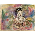 thumbnail image 2 of Wiley, Marta 18x15 Black Ornate Wood Framed with Double Matting Museum Art Print Titled - Geisha VI, 2 of 4