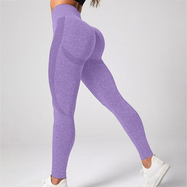 njshnmn Women's Leggings High Waisted Yoga Pants Scrunch Gym