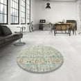 thumbnail image 3 of Ahgly Company Indoor Rectangle Traditional Gunmetal Gray Persian Area Rugs, 2' x 3', 3 of 6