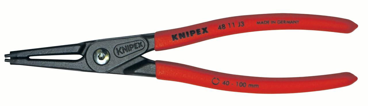 Knipex 48 11 J2 Internal Straight Precision Retaining Ring Pliers 7.25-Inch 