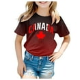 thumbnail image 1 of TZEWGL T-Shirts pour Nouveau-Né Été Manches Courtes Col Rond Imprimé Graphique Vêtements de Base pour Bébé Taille 4-5T, 1 of 4