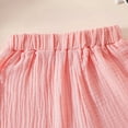 thumbnail image 6 of HCNTES Baby Girls Toddler Summer Outfit Set Short Sleeve T-shirt Elastic Waist Shorts 2 Piece Short Set Summer Pjs For 18-24 Months 2t 3t 4t 5t 6t 7t 8t 9t Kids Short Pajamas Set, 12-18 Months, 6 of 9