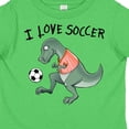 thumbnail image 4 of Inktastic I Love Soccer-dinosaur in Orange Boys or Girls Toddler T-Shirt, 4 of 5