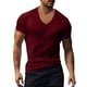 thumbnail image 1 of Camisa de algodón informal de color liso y manga corta para hombre - Material cómodo, para uso diario/fiestas, M-XXXL, 1 of 7