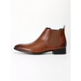 thumbnail image 4 of Business Brown Boots For Men, Ombre Pattern Slip On Chelsea Boots, 4 of 4