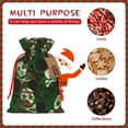 thumbnail image 7 of Fuzoiu Camouflage Skull Print Christmas Gift Bag,Burlap Gift Bag with Drawstring Closure & Hang Tag,Perfect for Holidays, Birthdays, and Special Occasions-Medium, 7 of 7