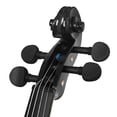 thumbnail image 2 of Violín 4/4 Violín negro hecho a mano Violín acústico ligero para educación musical, 2 of 9