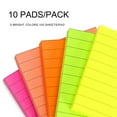 thumbnail image 4 of Skycase Sticky Notes Line, 10Pads Colored Sticky Notes, Padded Sticky Notes, Self-Adhesive Notes Line Colorful Post Memos for Office and Home, 4 of 10