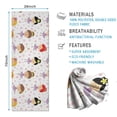 thumbnail image 2 of Ballet Princess Pattern Hot Yoga Mat Towel Non Slip for Hot Yoga - Quick-Drying Yoga Mat Cover with 4 Corner Pockets with Travel Bag - Hot Yoga Towel Non Slip 74"x26", 2 of 6