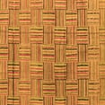 thumbnail image 1 of Ahgly Company Indoor Square Abstract Orange Modern Area Rugs, 7' Square, 1 of 4