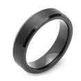 thumbnail image 2 of Men Women Tungsten Carbide Wedding Band Ring 6mm Comfort Fit Beveled Edges For Men & Women, 2 of 3