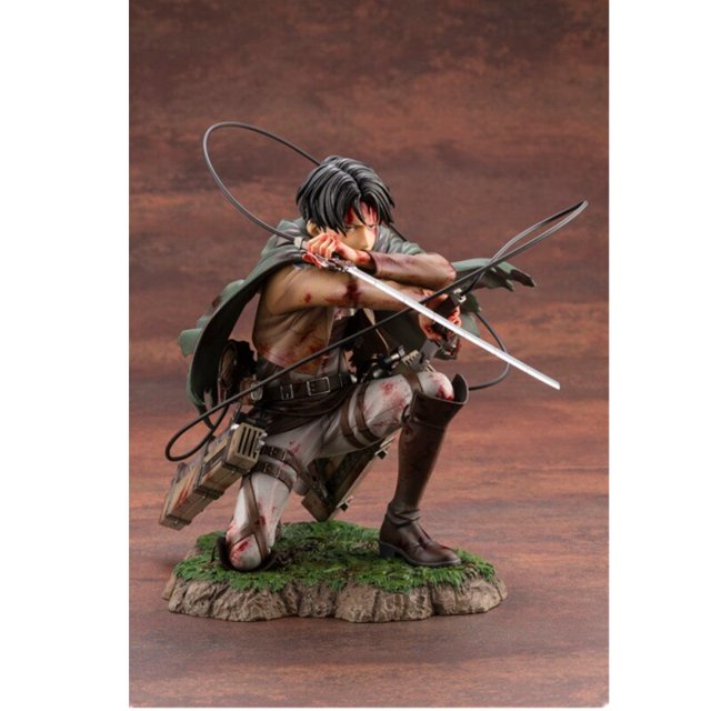 Personaje de dibujos animados gigante de ataque de 15 cm (Eren Yeager) (Tres Ika Ackerman) (Levy Ackerman) Juguete de decoración de modelo de titán atacante xuanjing unisex