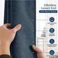 thumbnail image 3 of No Drill No Rod Blackout Curtains with Hook and Loop, Thermal Insulated Noise Reducing Privacy Window Drapes for Bedroom & Living Room, 3 of 8