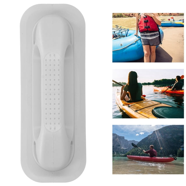 LHCER 2Pcs Inflatable Dinghy Handrail with Hole Handle for Drifting Boat Fishing Boat Canoeing,Canoe Handrail,Inflatable Dinghy Handrail