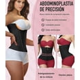 thumbnail image 2 of Faja Colombiana Doble Cierre Reloj De Arena Cinturilla Látex Modelo Negra Talla M, 2 of 4