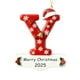 thumbnail image 2 of Adornos de letras para árbol de Navidad | Colgantes con el alfabeto | Set de 26 piezas para decoración navideña DIY | Adornos colgantes de acrílico para el hogar, la oficina y la escuela, 2 of 9