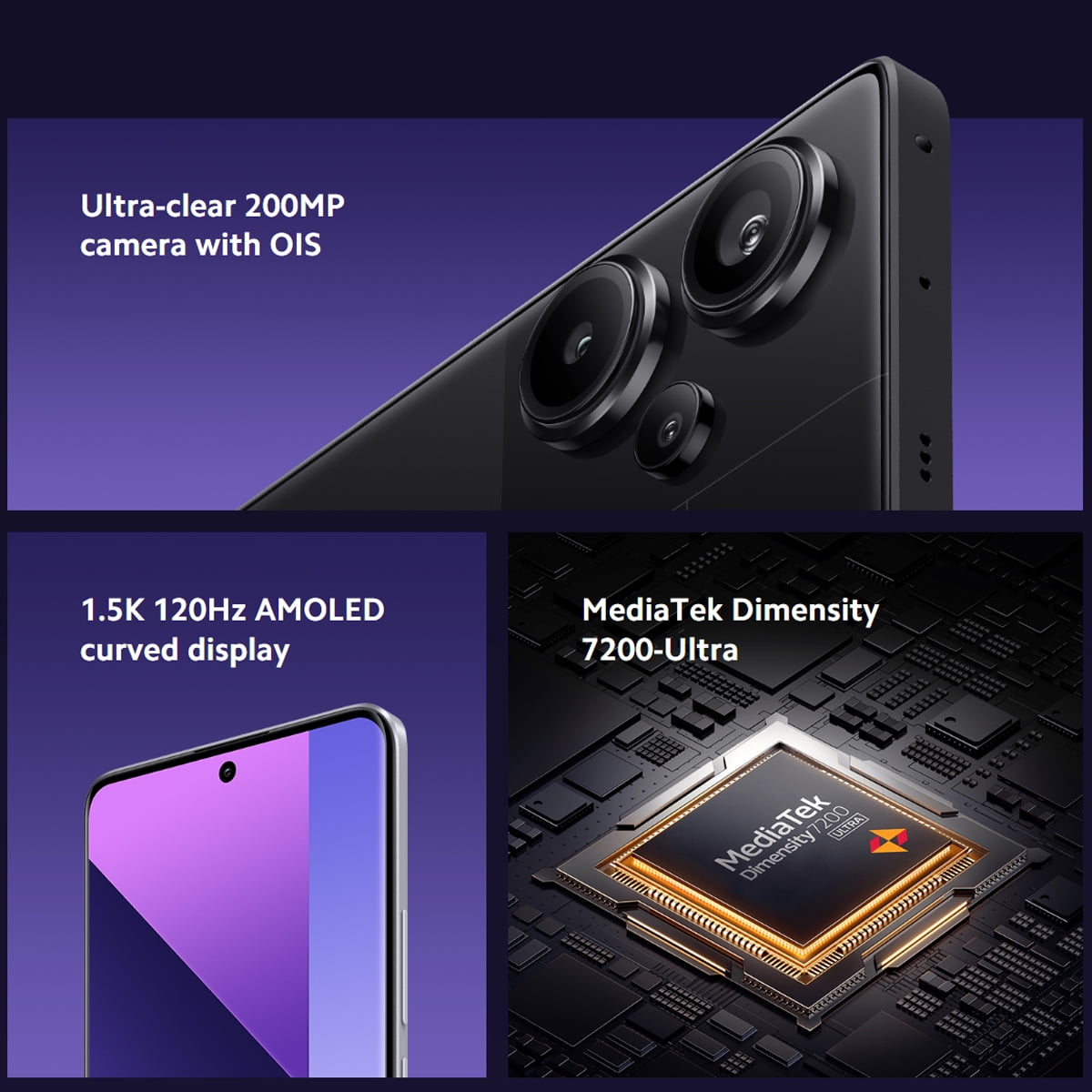 Xiaomi Redmi Note 13 PRO+ Plus 5G, 4G LTE, 512GB, 12GB, 6.67 Xiaomi Redmi Note 13 PRO+ Plus 5G, 4G LTE, 512GB, 12GB, 6.67