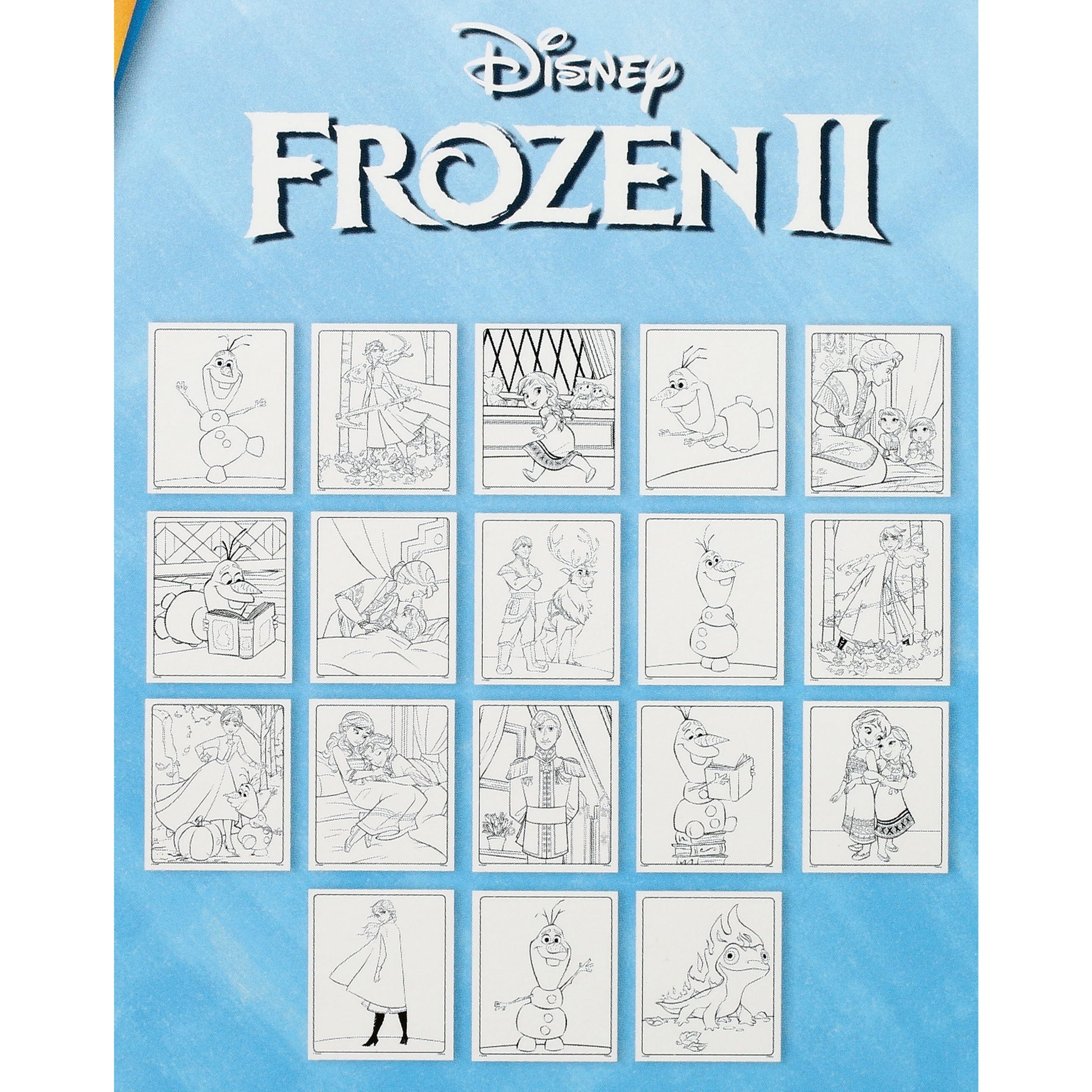 Crayola Color Wonder Mess Free Frozen 2 Coloring Set, 18 Pgs, Preschool Supplies, Arts and Crafts, Travel Activity, Back to School Gift for Toddlers, Ages 3+