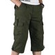 thumbnail image 2 of Mens 3/4 Long Length Elasticated Shorts Waist Cargo Combat Three Quarter Pants zhangyuxiang LED, 2 of 2