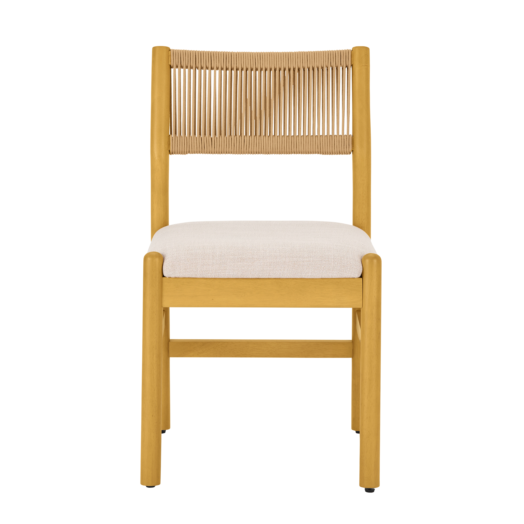 Better Homes & Gardens Lillian Rope Dining Chairs Set of 2, Cream photo 6