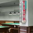 thumbnail image 2 of Beer Served Ice Cold on Draft Vintage LED Sign, 2 of 6