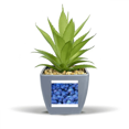 thumbnail image 1 of Image de Fruit Tropical Bleuet Fraîche Faux Pot de Fleurs Ananas Vase Mini Décor, 1 of 3