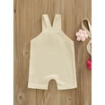 thumbnail image 4 of Infant Girl Sleeveless Romper Buttons Jumpsuit Bodysuit Summer Clothing, 4 of 8